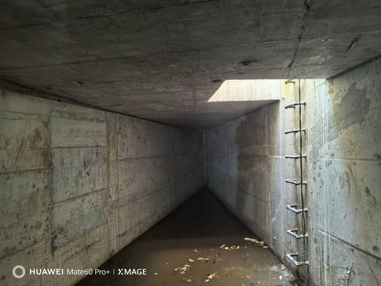 Main box culvert to the Yarkon 
